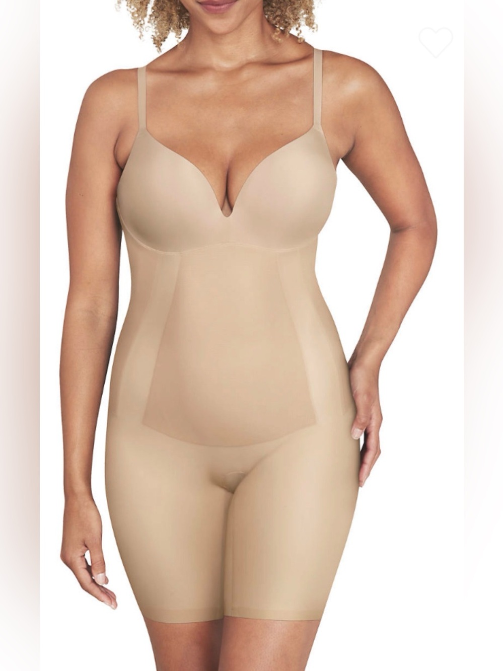 Maidenform Body Shapewear All-In-One Underwire Bodysuit 2X NWT Nude